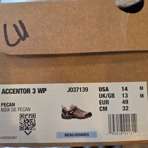 Men's Size 14 - Merrell Accentor 3 WP - Pecan (Jo37139) - Picture 7 of 7